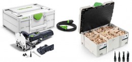 Festool 576417 110V DF500Q-PLUS Domino Jointing Machine With Systainer SYS3 M 187 Case +  Domino Assortment Both In SYS3 £1,124.00